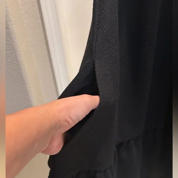 Free people Black One-Shoulder Dress with Bow - Picture 4 of 8